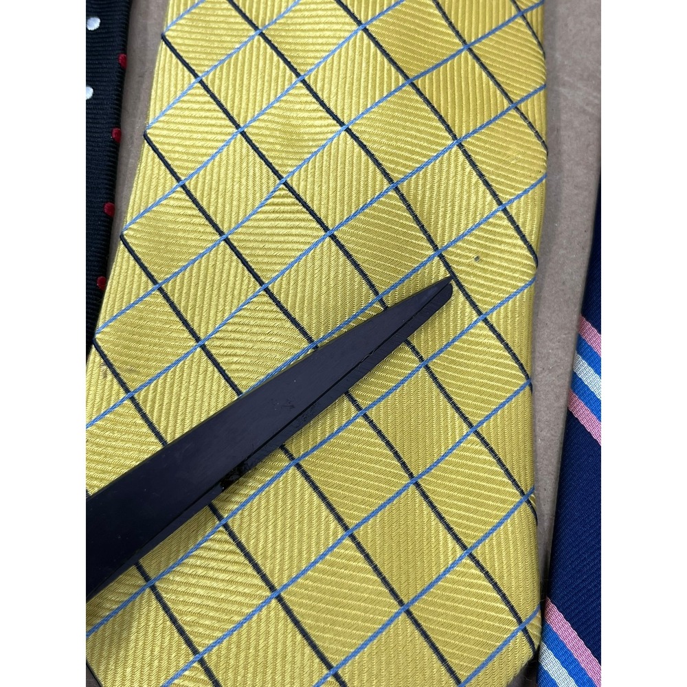 Brooks Brothers Silk Tie Lot of 6 Mens Striped Polka Dot Paisley Windowpane 346 - Picture 8 of 8